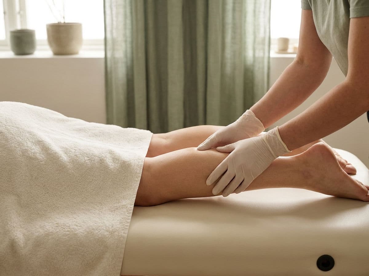 Drainage lymphatique de la jambe